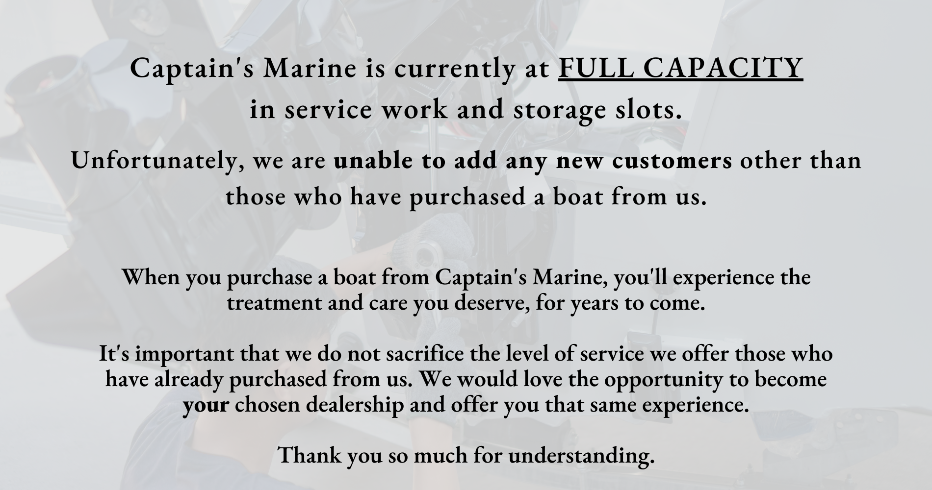 Fullcapacity | Captain's Marine | Kalispell Montana